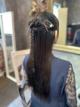 シェル(Shell) ハーフアップ/ハーフツイン