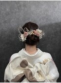 成人式　シニヨン