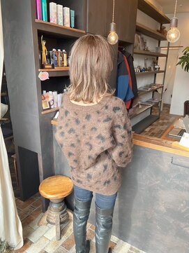 ベランダ(veranda) ミルクティーグレージュ