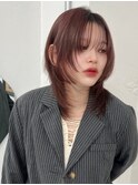 フェイスフレーミングレイヤー　カシスピンク　ウルフレイヤー