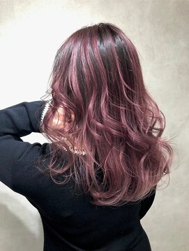 バブルス 上福岡店(BUBBLES) エアタッチバレイヤージュピンクグレージュ