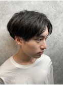 センターパート 刈り上げ ツーブロック メンズカット/葛西メンズ