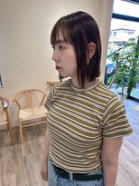 シフト(SHEEFT) 20代30代40代大人可愛い耳かけアッシュブラウンストレートロブ