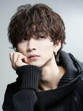 リップス 天神(LIPPS) 天神メンズ波巻きツイストスパイラルツーブロックマッシュウルフ