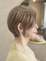 ミルシェ(MILSHE)&nbsp;脱白髪染め/大人キレイ/ショートボブ