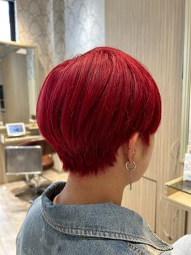 ビスイル 秋葉原店(Vis ill) チェリーレッド暖色カラーボルドーワインレッド春カラー