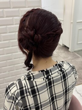 リルミー(Lilme) ブリーチなしWカラー*ワインレッド*まゆ