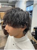 波巻きパーマ×ウルフ[大宮/大宮駅/大宮ショート/大宮パーマ]