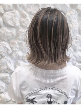 モアナ バイ ヘッドライト 長野駅前店(Moana by HEADLIGHT) #長野駅前#コントラストハイライト#切りっぱなしボブ