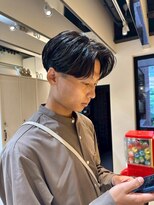 ルースト 京都河原町店(ROOST)&nbsp;センターパート/フェザーパーマ/ニュアンスパーマ/ツイスパ