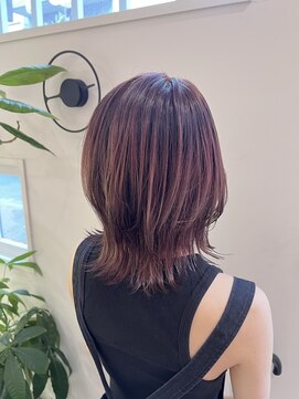 ラヴィズム 名駅店(LUVISM) 切りっぱなし/ブリーチカラー/ピンクラベンダー/草野ゆずき