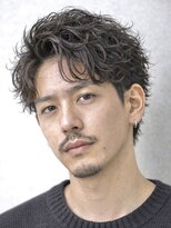 メンズフィール 心斎橋(MEN'S FEEL)&nbsp;刈り上げセンターパート/波巻きツイストスパイラル/心斎橋