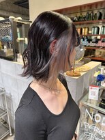 ノル 栄矢場町(nol)&nbsp;ラベンダー×シルバー×インナー(バイオレットグレー/灰色/紫色)