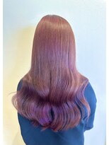 アース 酒田店(HAIR&MAKE EARTH)&nbsp;ブリーチ無しで作る！ピンクパープル！