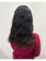 エフ ヘアーアンドリラクゼーション(F. hair & relaxation) ゆるナチュラルスパイラルロングパーマ