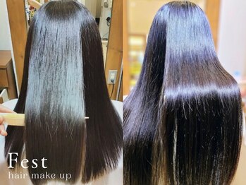 フェスト ヘア メイクアップ(Fest hair makeup)の写真/髪質に合わせた厳選Trで髪質改善！うねりやパサつきにお悩みの方に♪エイジングケア◎【赤羽駅徒歩3分】