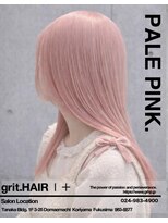 グリット ヘアープラス(grit.HAIR|+)&nbsp;【grit.】ペールピンク/ブリーチ/郡山