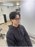 【20代】センターパート×曲がる縮毛矯正