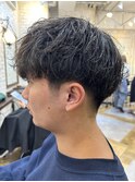 〈キシタクヘアー〉メンズカット×ニュアンスパーマ
