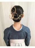 ヘアセット/ヘアアレンジ/結婚式ヘア/シニヨン/ハーフアップ