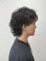 コジック ヘアアンドアイ(Cogic hair & eye)&nbsp;束感ニュアンスパーマ爽やか黒髪メンズカット20代30代40代
