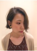 外ハネショートボブ