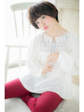 モッズ ヘア 福岡姪浜店(mod's hair) キュートな丸み★ふんわりマッシュb