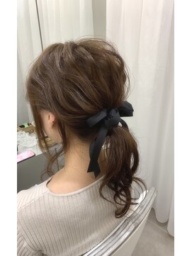 ピークヘア(PEAK HAIR) ヘアセット/ナチュラルローポニヘアセット