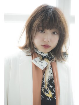 ミエル ヘア 新宿(miel hair) 【miel hair新宿】やわらか大人の清楚ミディー