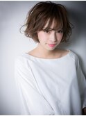 *mod's越谷*大人かわいい♪Aラインゆるふわ小顔ボブx