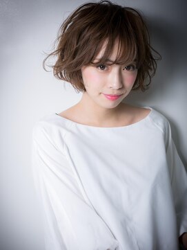 モッズヘア 越谷(mod's hair) *mod's越谷*大人かわいい♪Aラインゆるふわ小顔ボブx
