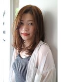 ニュアンスストレート【オーガニックハニーベージュ】