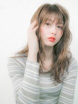 ハイトーンベージュロング