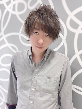 ミッシェル アフロート(michelle afloat) ◇アシメクラッシュウェーブウルフ