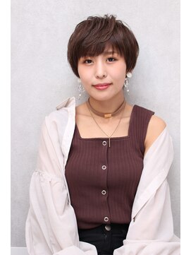 ピアーネ(PIANE) しっかり短いミニマムショート☆/小顔◎