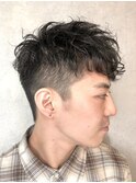刈り上げパーマ メンズショートパーマ エッジパーマ 下北沢