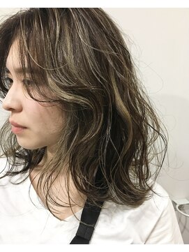 フロクシノーシナイヒリパイリフィケーション(Floccinaucinihilipilification) ベージュブラウンの糸ハイライト