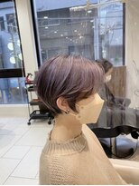 アッシュ 大泉学園店(Ash) 【脱・白髪染め】パープル×ハンサムマッシュ