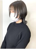 ウルフカット/ミディアムウルフ/顔周りレイヤー◎20代30代