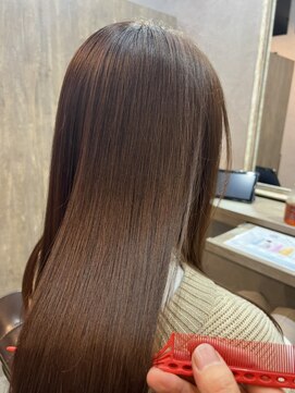 イーラヘアー(ERA HAIR) 髪質改善トリートメント×チョコレートベージュナチュラルロング