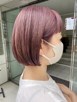 インビテーション(invitation) ピンク・ピンクベージュ・ブリーチ・ボブ