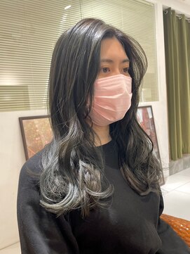 ディフィーノ 赤坂(DIFINO) センターパート/透明感グレージュ [ビフォーあり]