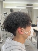 ツイストスパイラルパーマツイストパーマメンズマッシュパーマ