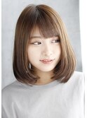縮毛矯正　ミディアムボブ