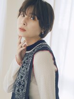 チュールバイグラッド(ture by glad)&nbsp;30代40代50代大人可愛いひし形ショートボブ小顔前下がりアッシュ