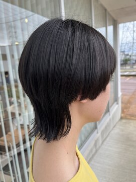 アメイジングヘアー 美沢店(AMAZING HAIR) ショートウルフ/ウルフレイヤー/アッシュブラック/20代30代40代