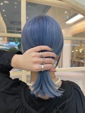 コレ(CoRE) 色落ちかわいい☆うるうるな水色カラー