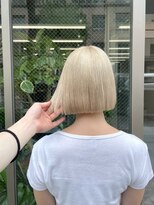サイ(sai)&nbsp;milk beige/大人ボブ/Wカラー/ハイトーン