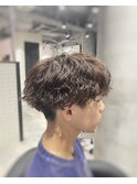 【men'sカット＋パーマ】刈り上げツイスパ/新出