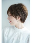 マフラーを巻く季節にオススメ♪首回りタイトなハンサムショート